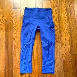 Purple fast and free crop my size 4